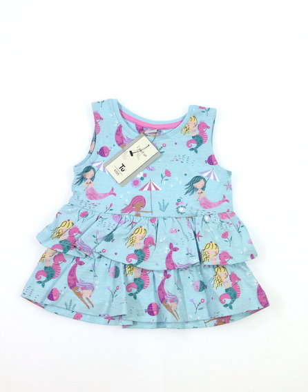 Tu hableány mintás fodros póló