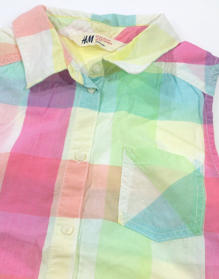 H&M kockás lányka ing