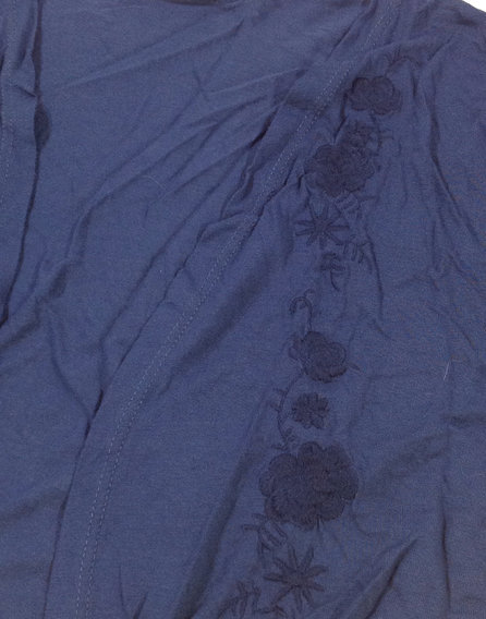 Matalan kék vékony kardigán