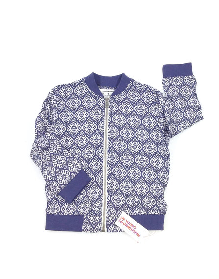 YD mintás kislány pulóver