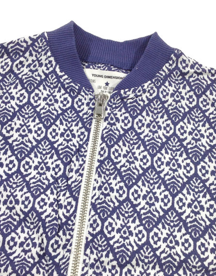 YD mintás kislány pulóver