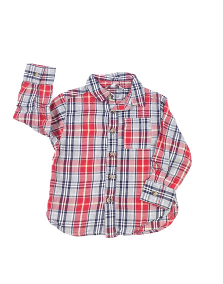 Urban kockás kisfiú ing