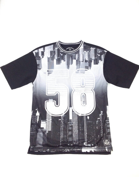 F&F város mintás kisfiú póló