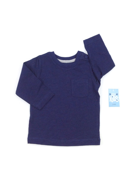 Matalan sötétkék felső