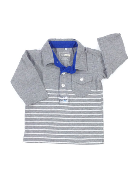 Name it szürke csíkos baba felső