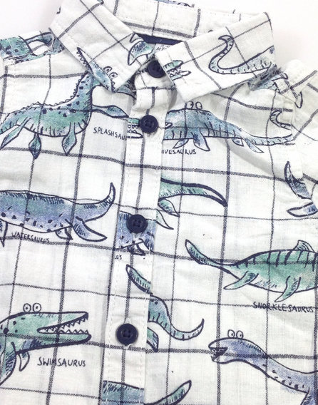 Marks & Spence dínó mintás ing