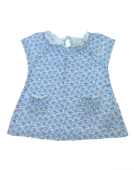 Jasper Conran kék virágmintás baba ruha