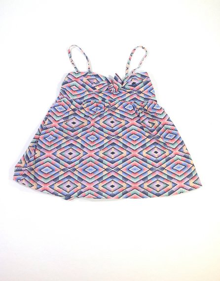 Zara absztrakt mintás kislány top