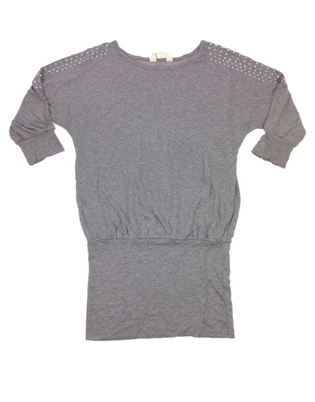 H&M szürke hosszított lányka felső