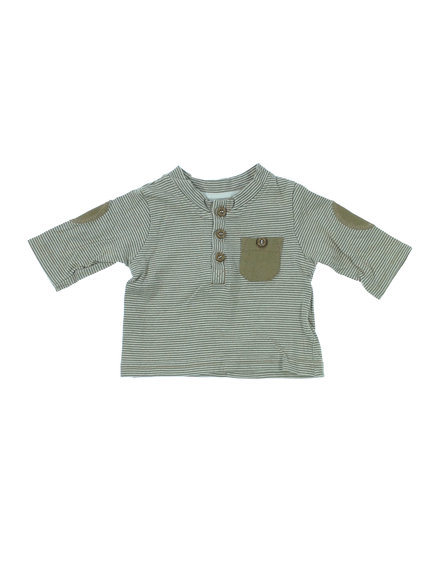 Tu barna csíkos baba felső