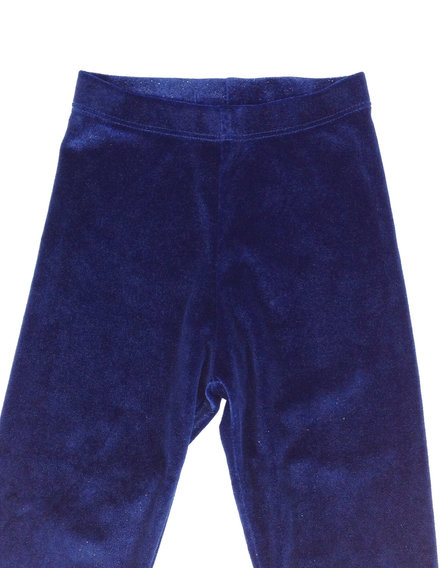 F&F csillogós kék bársony nadrág