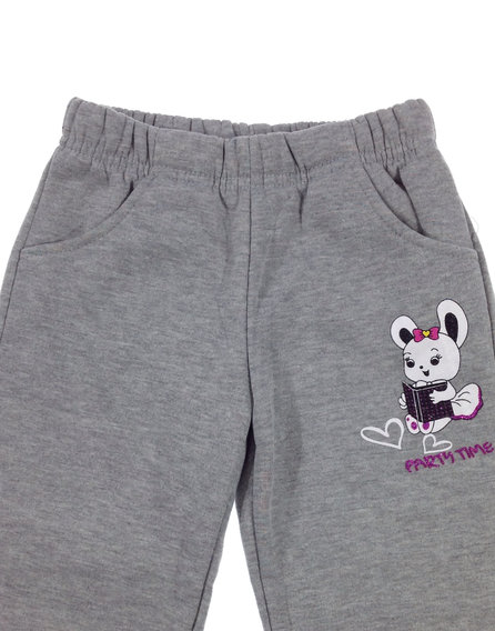 Egérke mintás melegítőnadrág