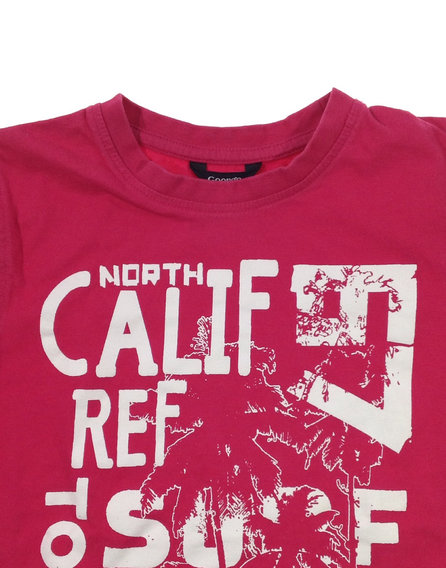 George nyomott feliratos pamut póló