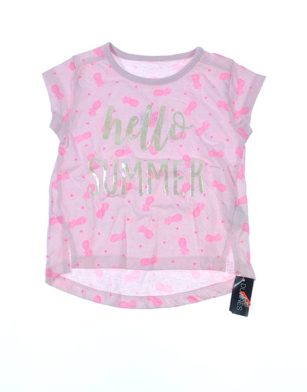 Dunnes rózsaszín ananász mintás póló