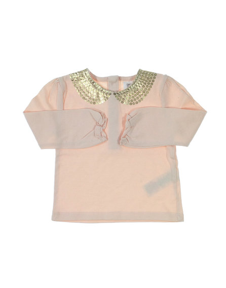 F&F baba halvány rózsaszín felső