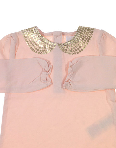 F&F baba halvány rózsaszín felső