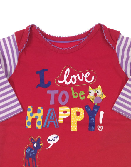 Marks&Spencer nyomott feliratos baba felső