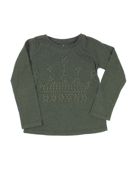 Y.d kislány korona mintás felső