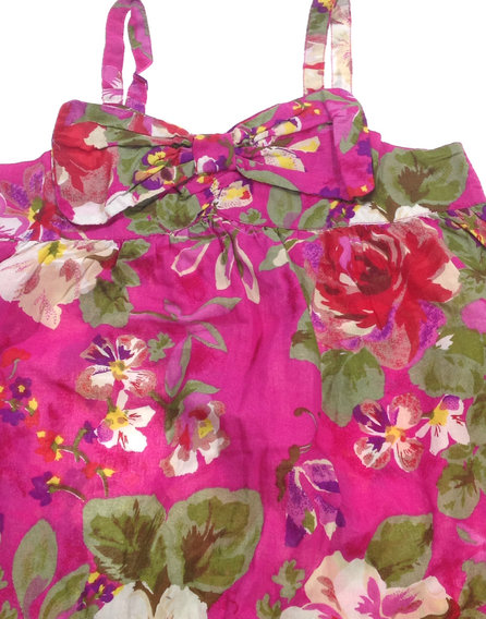 Next virágmintás pink ruha