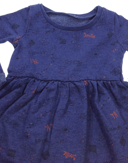 St.Bernard feliratos sötétkék ruha