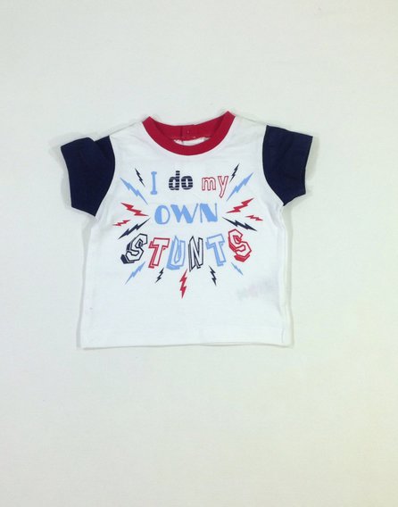 St. Bernard nyomott feliratos baba póló