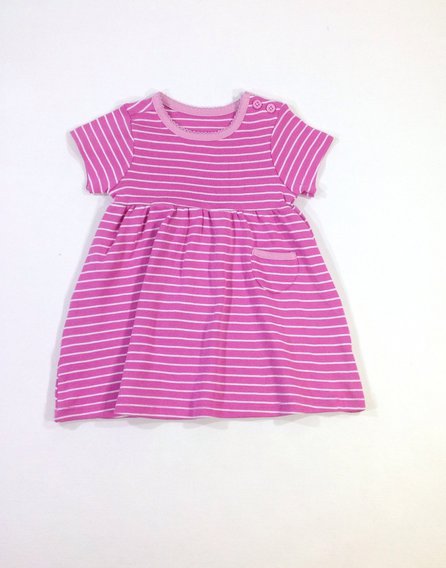 St. Bernard csíkos baba kisruha