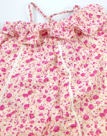 Next pink virágmintás kislány ruha