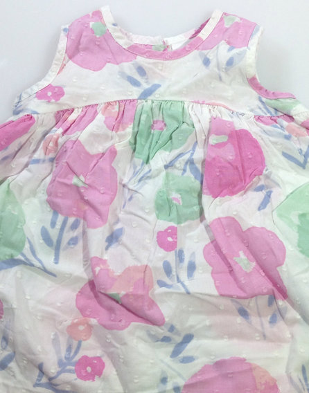 Bluezoo virágmintás babaruha