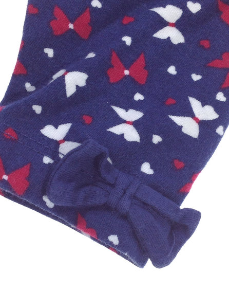 Tu masni mintás sötétkék baba leggings