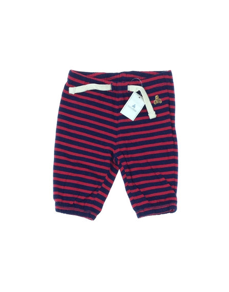 Gap piros-kék csíkos babanadrág