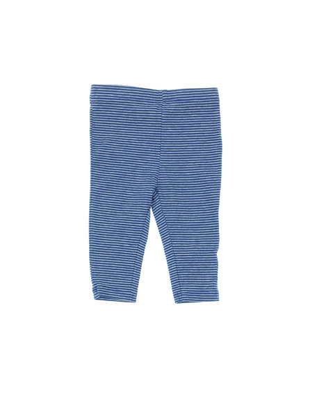 Tu kék-szürke csíkos baba leggings