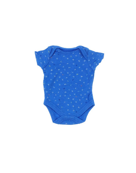Mothercare kék színű betűmintás body