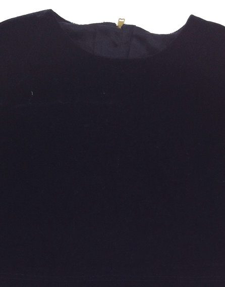 St. Bernard fekete színű bársony kislány felső