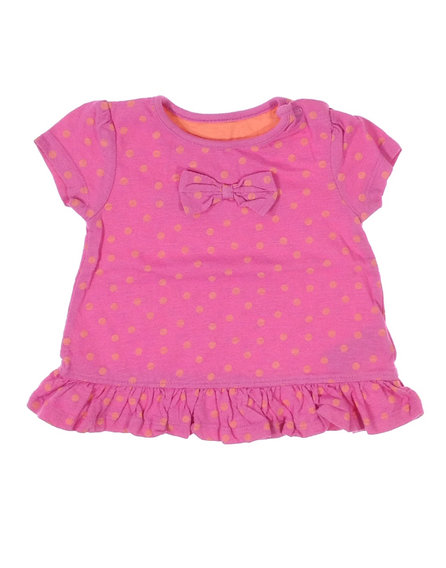 Mothercare pink pöttyös baba tunika