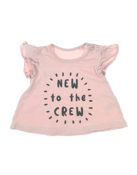 Tu rózsaszín feliratos baba póló