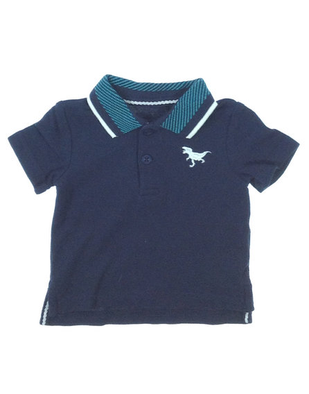 V by Very sötétkék színű galléros baba póló