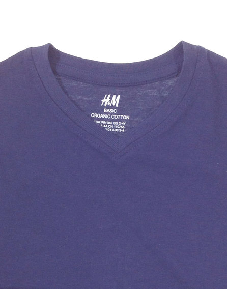 H&M sötétkék kisfiú póló