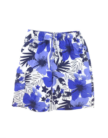 Rebel kék virágmintás fürdőnadrág