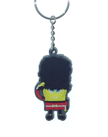 Nickelodeon Londoni őr Spongyabobos kulcstartó