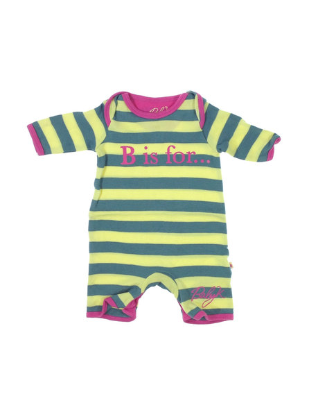 Mothercare sárga csíkos baba napozó