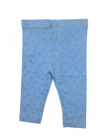 Tu világoskék hópehely mintás leggings