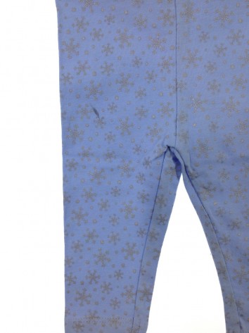 Tu világoskék hópehely mintás leggings