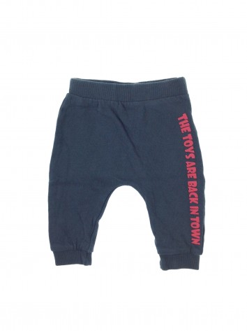 Disney sötétszürke feliratos babanadrág