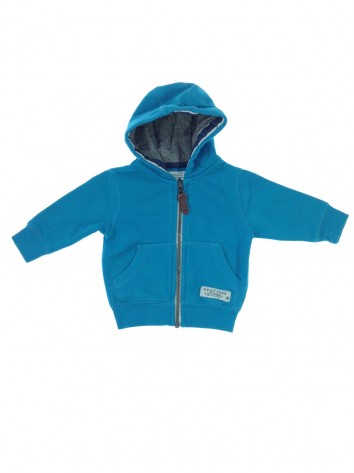 Next kék színű baba kapucnis pulóver