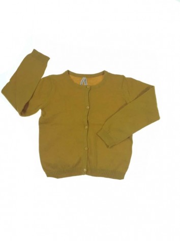 Young Dimension mustársárga színű kardigán