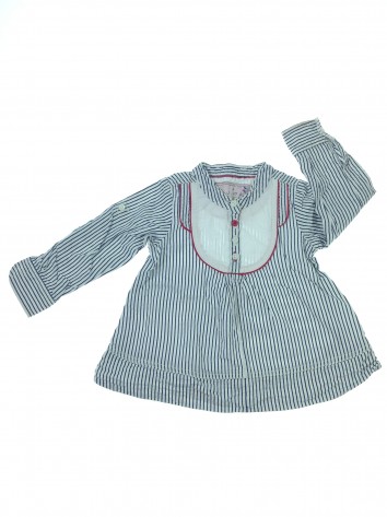 Debenhams kék csíkos kislány blúz