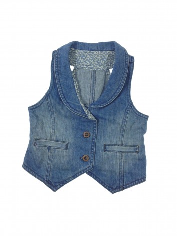 Mothercare koptatott farmermellény