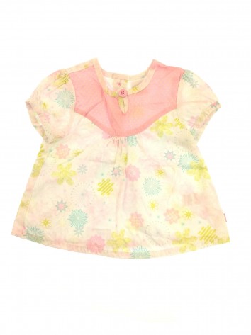 Adams virágmintás baba blúz
