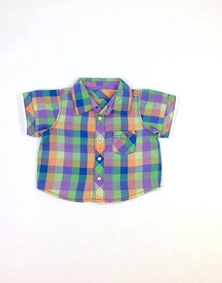 Marks&Spencer színes kockás baba ing