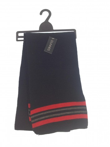 Dunnes fekete színű mintás sál